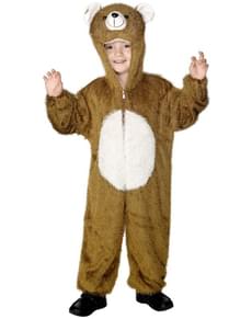 Fato de urso infantil