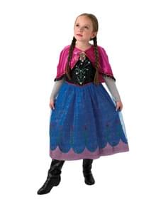 Costum Printesa Anna muzical pentru fată - Regatul de gheață (Frozen)