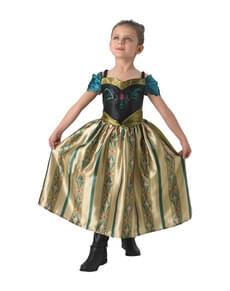 Costum Printesa Anna Încorornarea pentru fată - Regatul de gheață (Frozen)