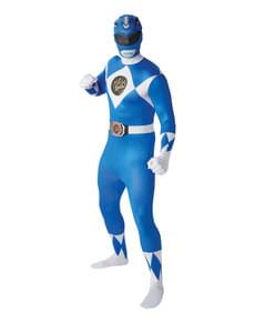 Blue second skin Power Ranger costume for men - Power Rangers Mighty Morphin