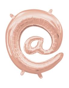 Růžově zlatý balonek @ o rozměru 40 cm