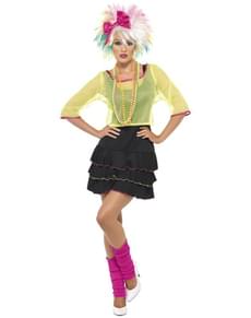 Costume festa pop anni 80 da donna