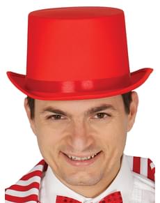 Chapéu elegante vermelho para adulto