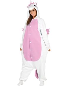 Costume unicorno onesie rosa