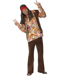 Costum de fericire hippie pentru bărbat
