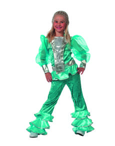 Disfraz de Mamma Mia azul para niña - Abba