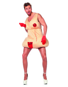 Fato de mulher em roupa interior para homem