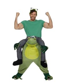 Huckepack Kostüm Frosch für Erwachsene