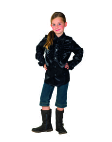 Черная диско-рубашка 70-х для детей