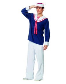 Costume da marinaio blu per uomo