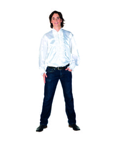 Camisa barroca branca para homem