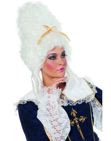 White empress baroque wig for women