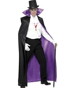 Svart og Lille Vendbar Vampyr Kappe