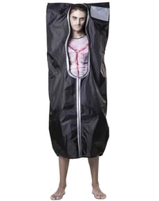 Costume di borsa di cadavere per adulto
