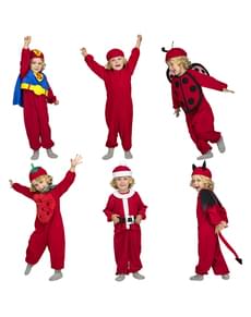 Fato de Quick n Fun vermelho infantil