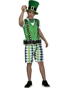 Disfraz de leprechaun irlandés  para hombre
