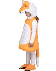 Fato de raposa laranja infantil