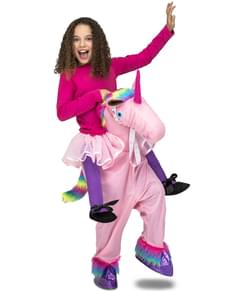 Déguisement porte-moi licorne rose enfant