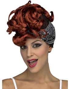 女性用赤40代かつら