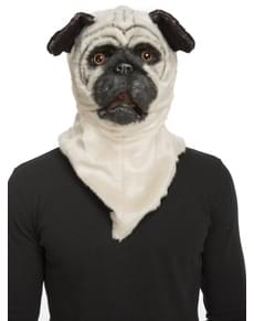 Máscara de Bulldog moving mouth para adulto
