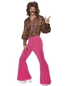 60's kostuum van hippe hippie
