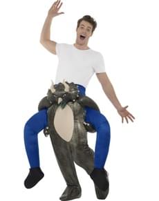 Disfraz de dinosaurio ride on para adulto