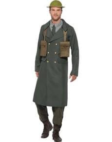 Fato de oficial britânico da Segunda Guerra Mundial para homem