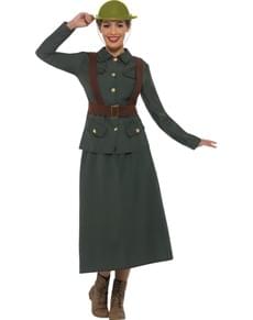 Military guard from the Second World War costume for women