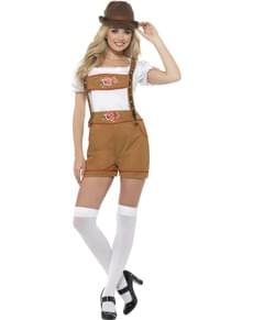 Fato de tirolesa sexy oktoberfest para mulher