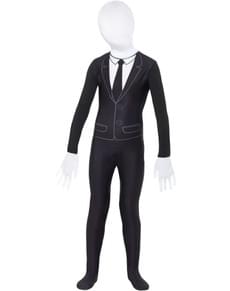 Disfraz de Slenderman segunda piel infantil