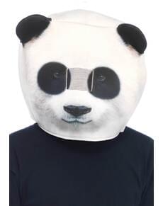 Máscara de urso panda de espuma para adulto