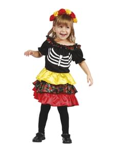 Déguisement catrina mexicaine fille