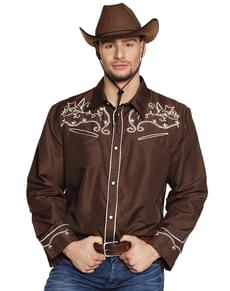 Barna cowboy ing felnőtteknek