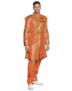 Déguisement chanteur de Liverpool orange homme