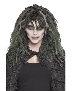Zombie heks pruik voor vrouw