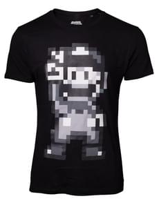 T-shirt de Mario pixelado para homem - Super Mario Bros