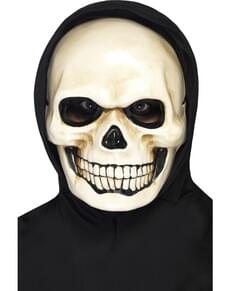 Máscara de calavera sonriente