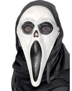 Glänzende Zweifarbige Gespenst Maske mit Lichteffekt