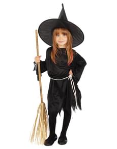 Girls Traditional Evil Witch Costume
