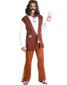 Costum de hippie fericit