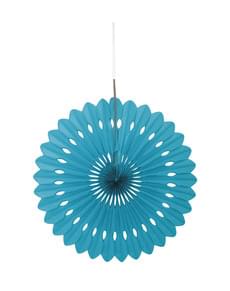 Decorative paper fan in aquamarine green - Basic Colours Line