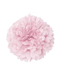 Pompom decorativo cor-de-rosa claro - Linha Cores Básicas