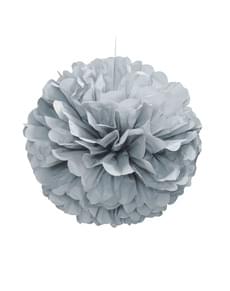 Decorative Silver Pom-Pom - Basic Colours Line