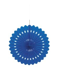 Decorative paper fan in dark blue - Basic Colours Line