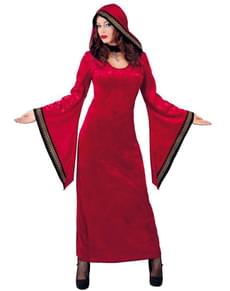 Costume sacerdotessa rossa per donna