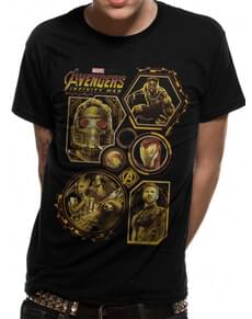 Avengers: Infinity War T-Shirt for Men in Black
