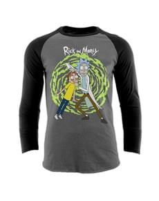 Majica z dolgimi rokavi Rick in Morty Spiral za odrasle