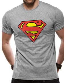 T-shirt Classic Logo cinzento para homem - Super-Homem
