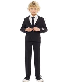 男の子のための黒の騎士のオポススーツ