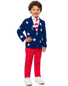 Oblek s vlajkou USA